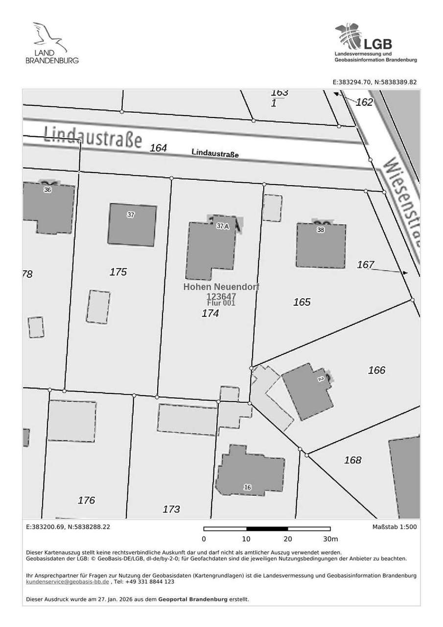 Baugrundstück in Hohen Neuendorf – 1.146 m² mit Altbestand (Bungalow)