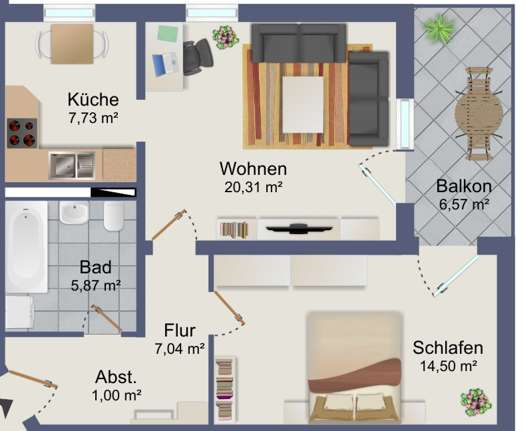 WE14 – Wohnen im grünen Wohnpark „Am Kuschelhain“ (Velten)